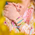 Regenbogen Wickelarmband | Galaxie Glasarmband